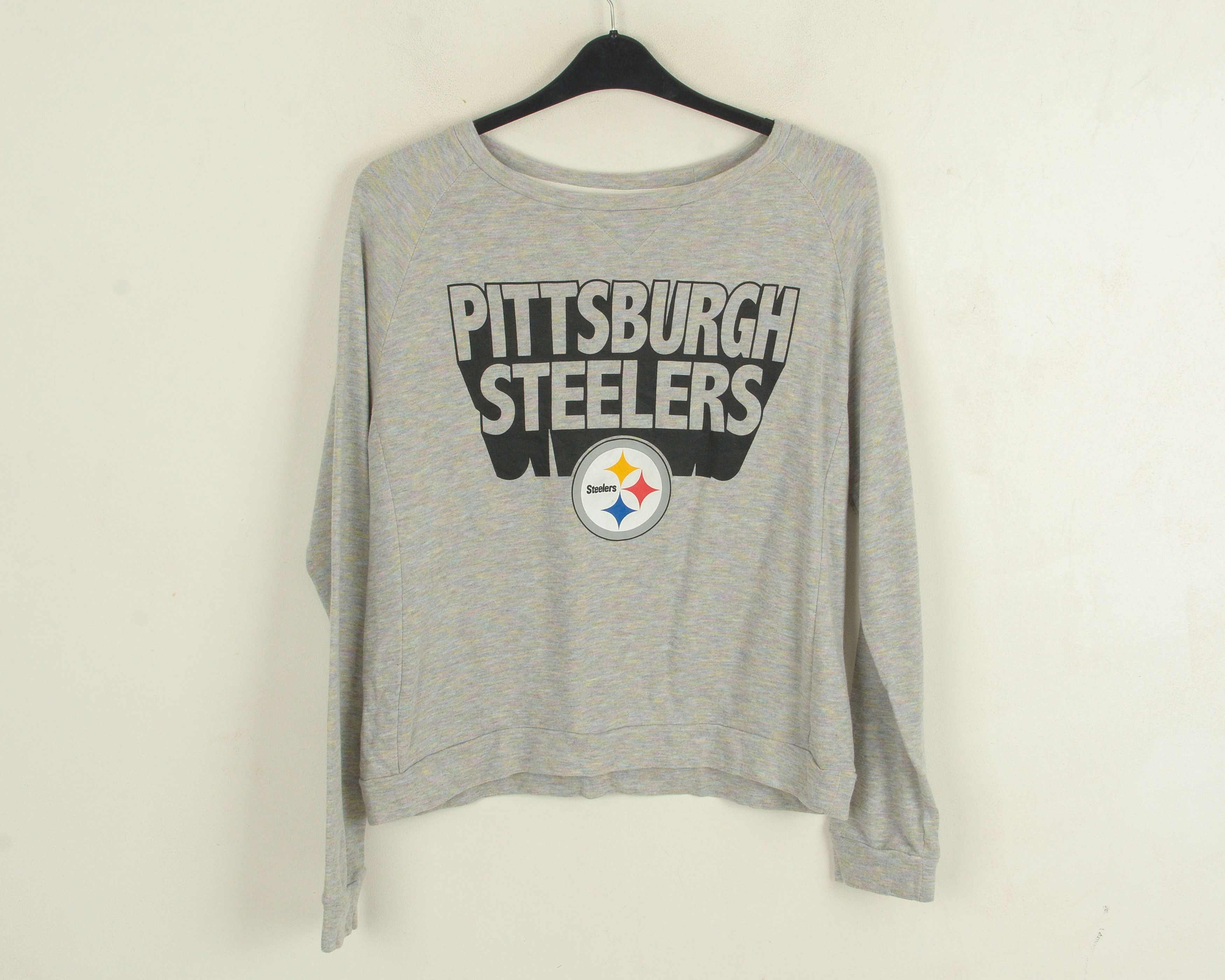NFL PITTSBURGH STEELERS Womens L Sweatshirt Pullover Football Size L / US 10 / IT 46 - 1 Thumbnail
