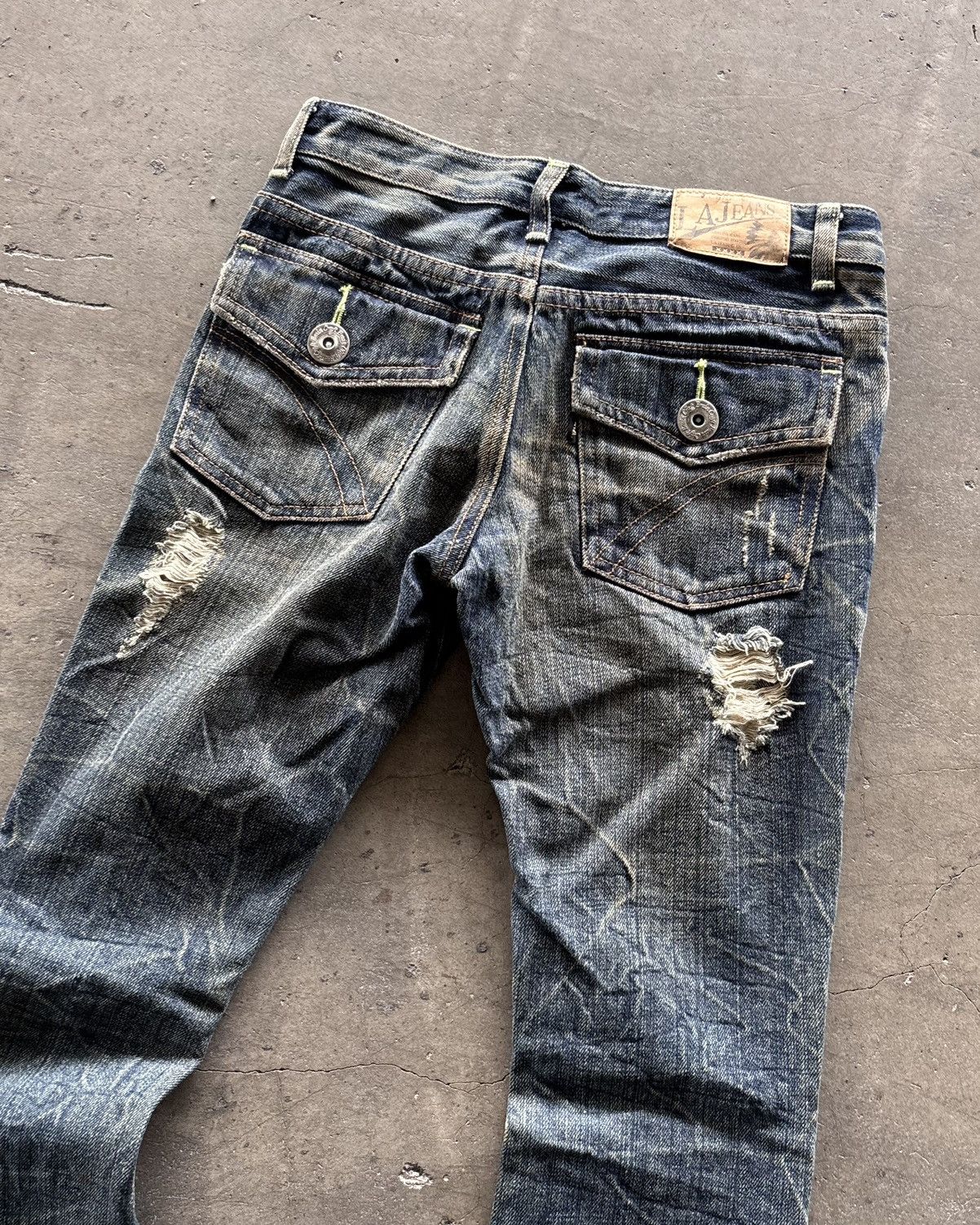 If Six Was Nine Lgb Ifsixwasnine style L.A Japanese Flared Denim Pants Size US 28 / EU 44 - 8 Thumbnail