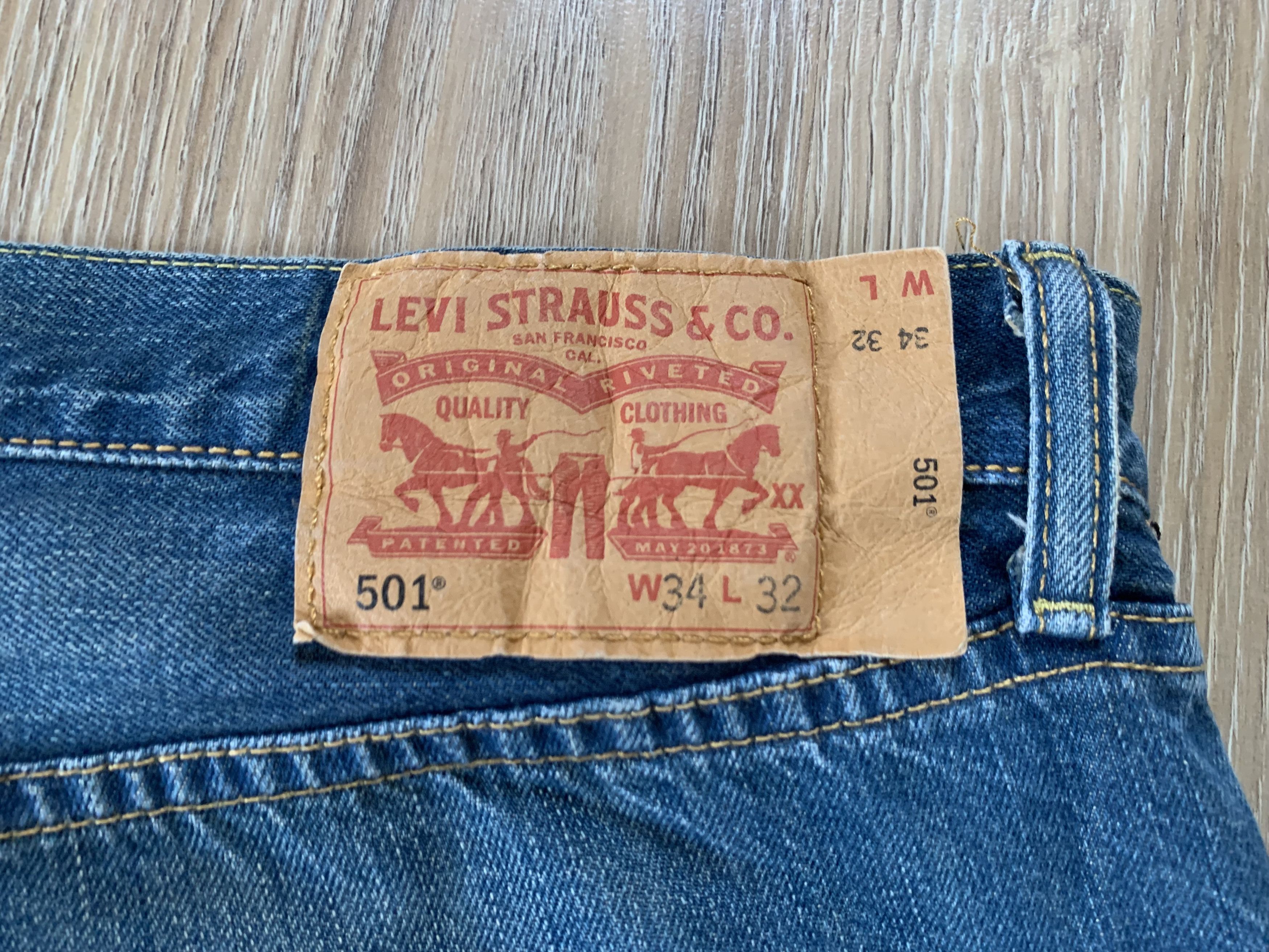 Levi's Levi's 501 Distressed Blue Jeans Size US 34 / EU 50 - 8 Thumbnail