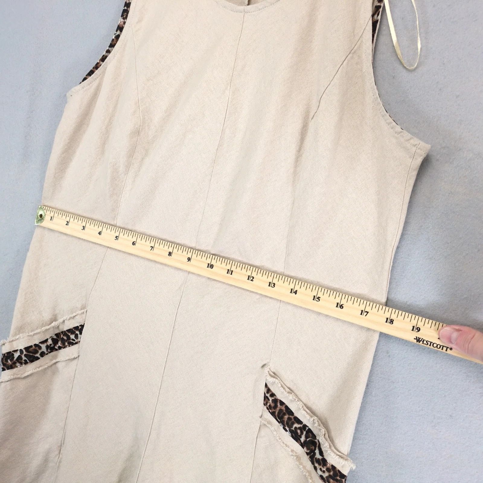 Other Signature Robbie Bee Linen Blend Shift Tank Dress 14 Size XL / US 12-14 / IT 48-50 - 6 Thumbnail