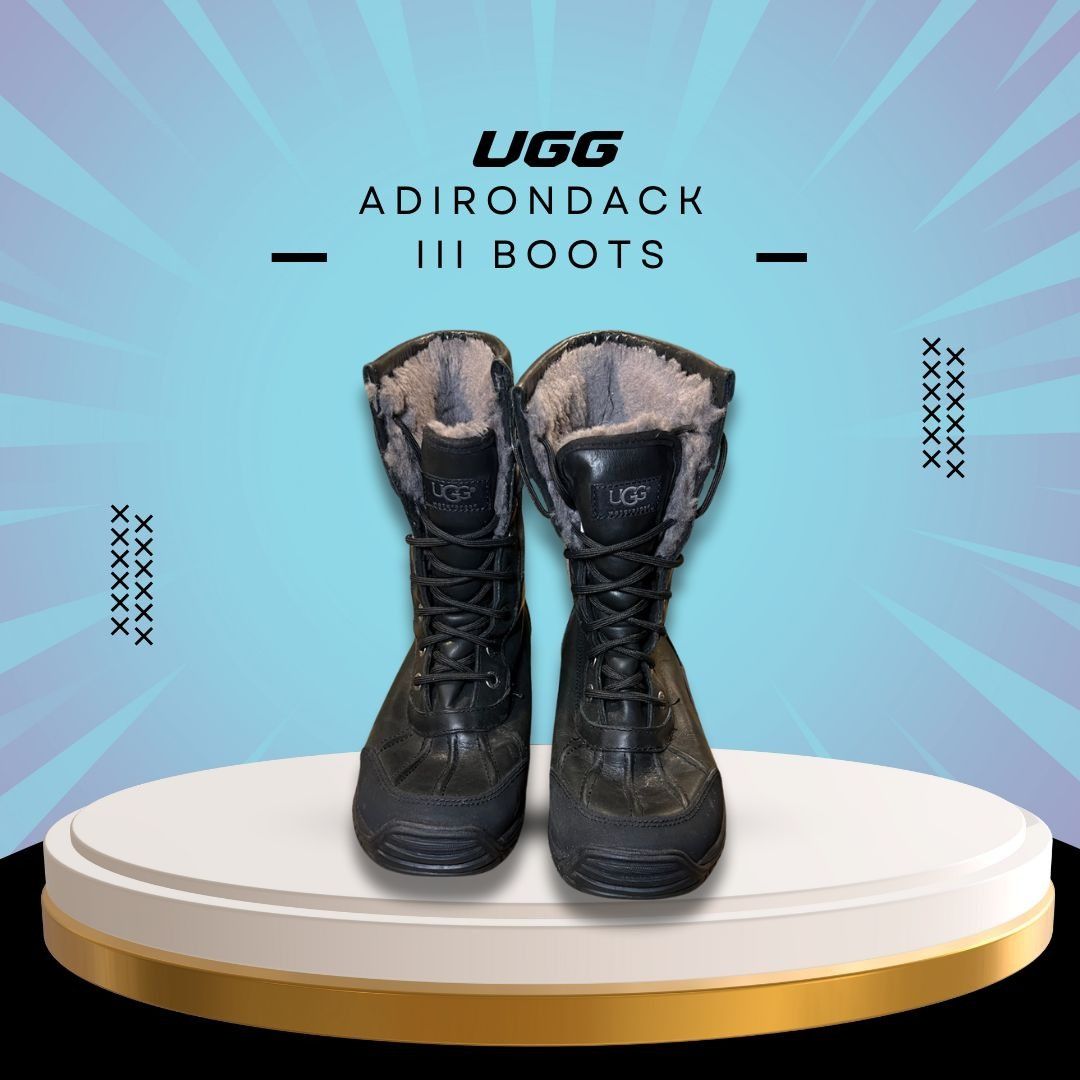 Ugg Ugg Womens Adirondack III Waterproof Leather & Suede Winter Size US 8 / IT 38 - 1 Thumbnail