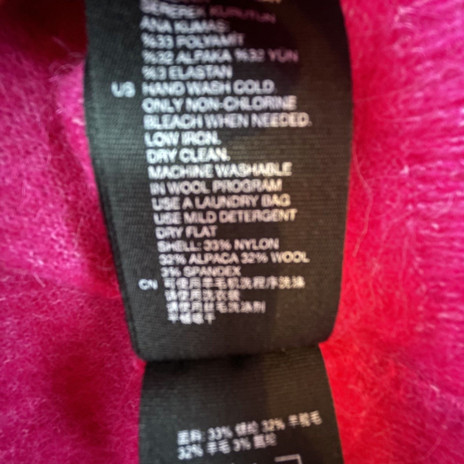 & Other Stories & Other Stories Sweater Womens Small Pink Soft Alpaca Wool Size S / US 4 / IT 40 - 6 Thumbnail