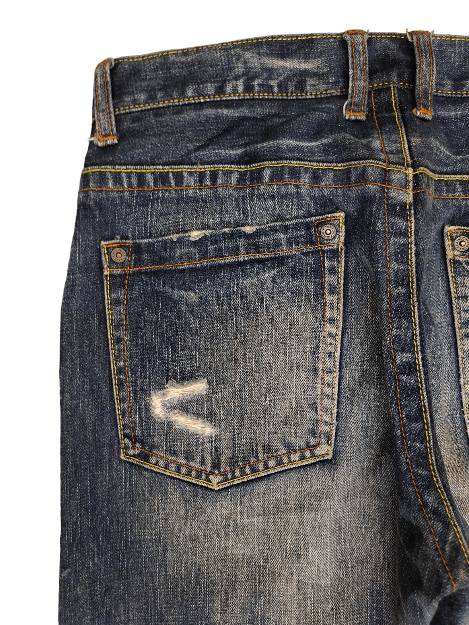 Kapital Vintage Y2k Takeo Kikuchi Repaired Jeans Undercover Style Size US 32 / EU 48 - 15 Thumbnail