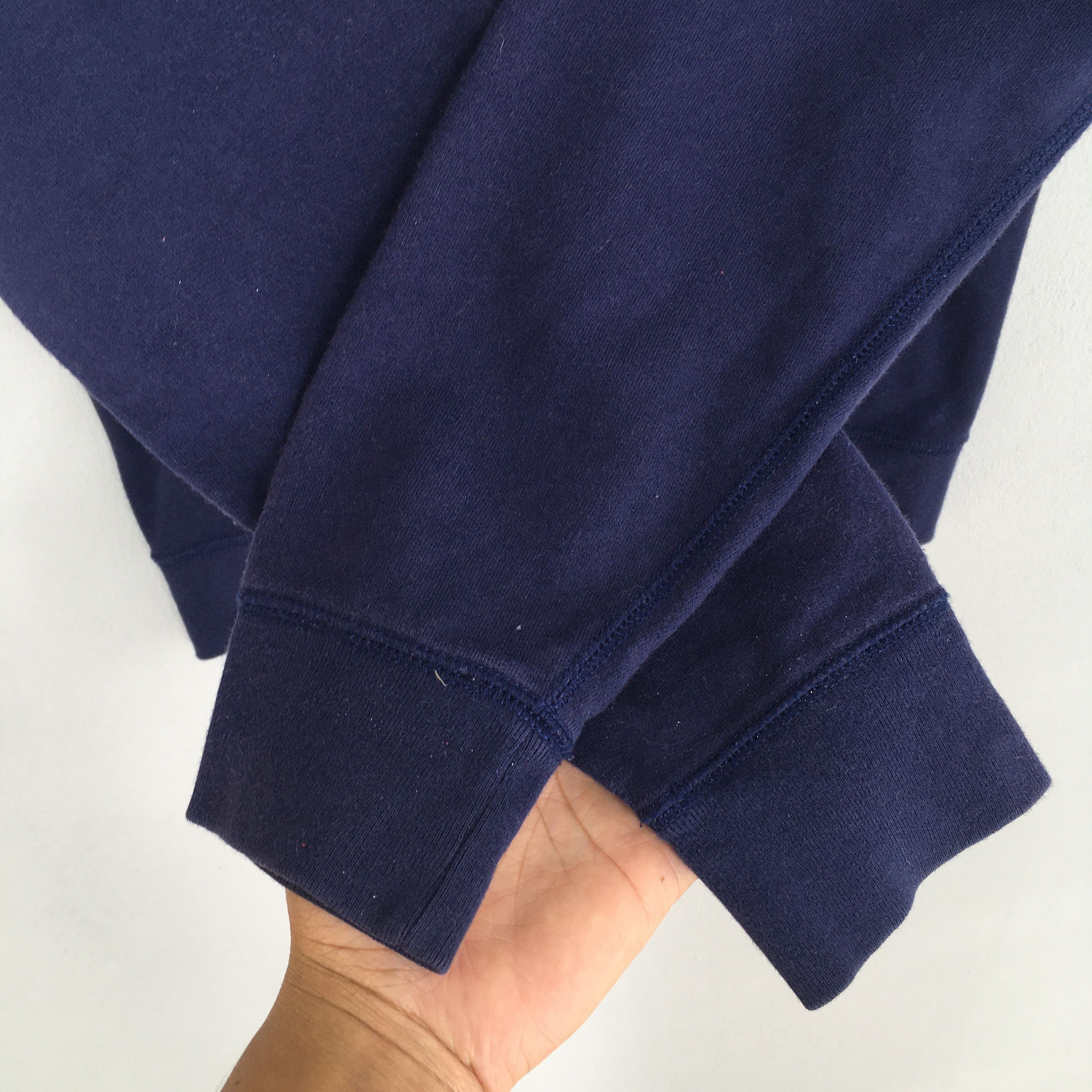 Polo Ralph Lauren × RRL Ralph Lauren × Ralph Lauren Sport Vintage Polo Ralph Lauren Blue Zipper Sweater Hoodies Small Size US S / EU 44-46 / 1 - 4 Thumbnail