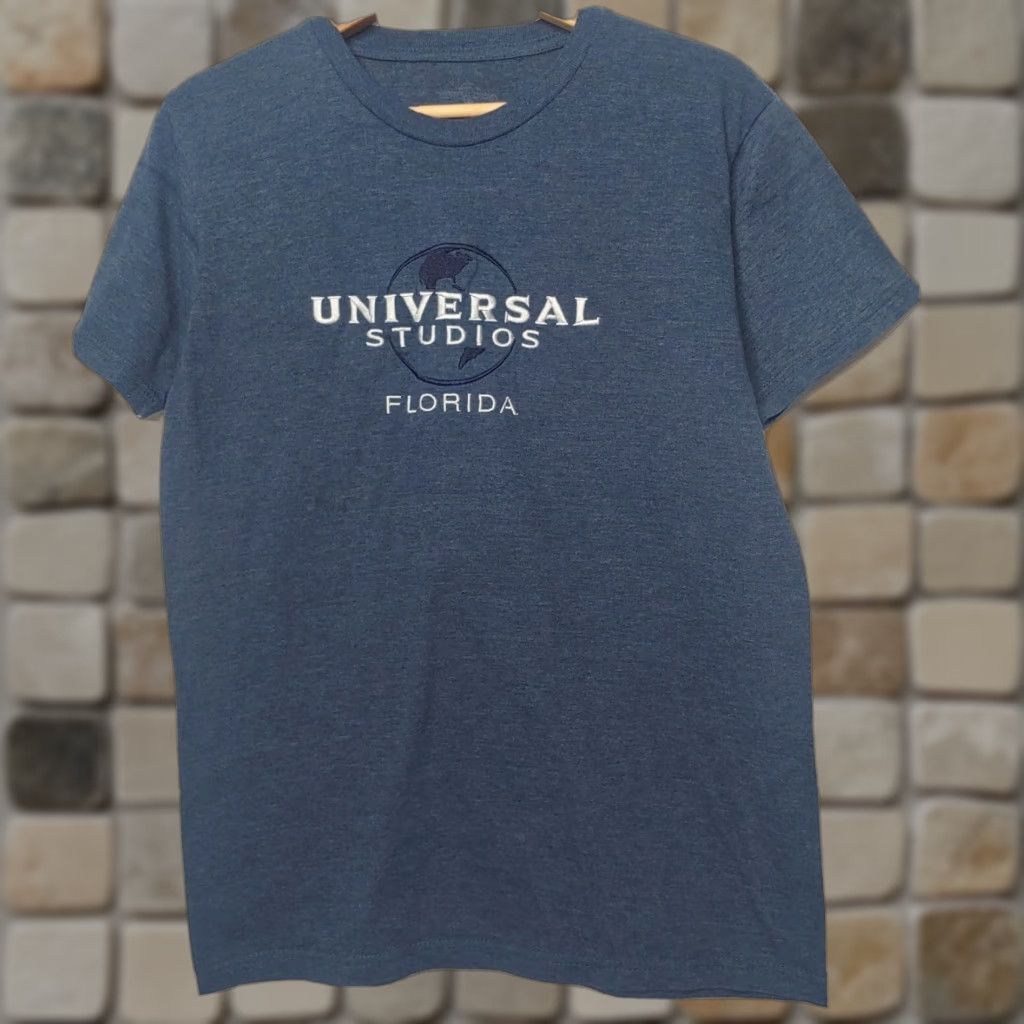 Vintage Universal Studios Shirt Adult Medium Blue Embroidered Movie Theme Park Orlando Mens Size US M / EU 48-50 / 2 - 1 Thumbnail