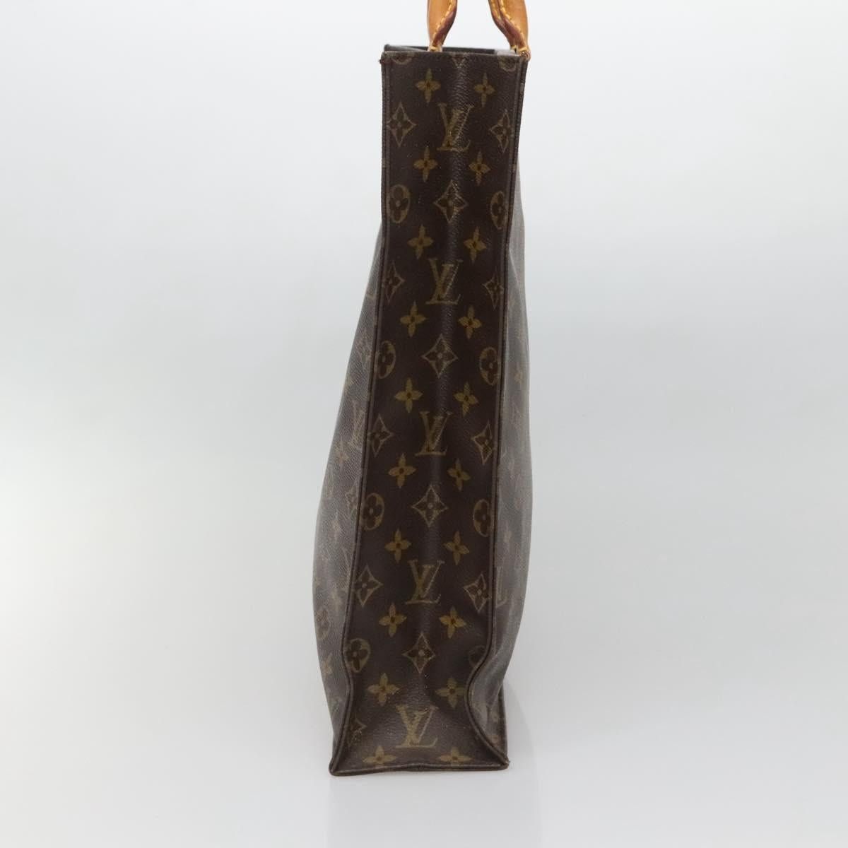 Louis Vuitton LOUIS VUITTON Monogram Sac Plat Hand Bag M51140 Size ONE SIZE - 4 Thumbnail