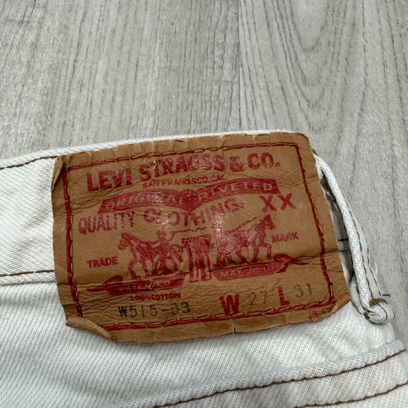 Levi's Vintage Levis W515-03 Jeans Women's 27x31 Made in Japan Size 27" / US 4 / IT 40 - 9 Thumbnail