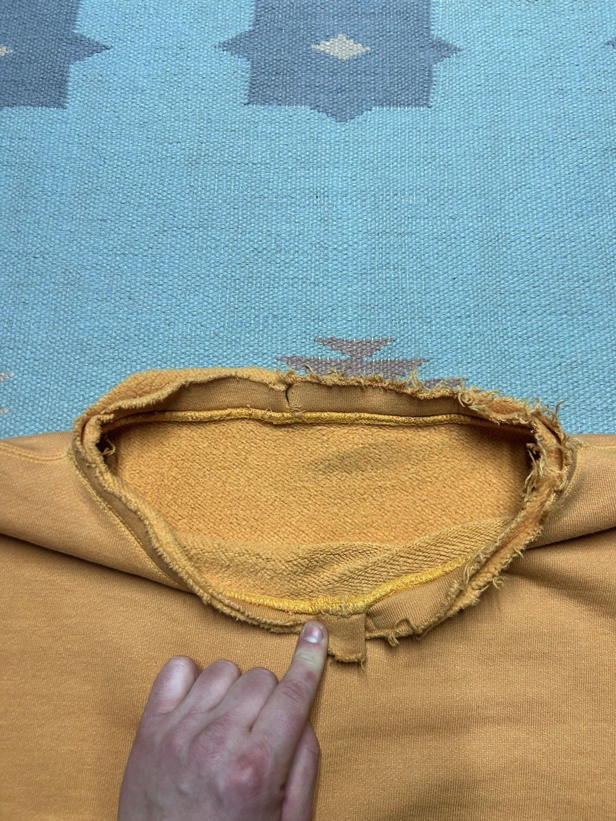 Vintage Vintage pullover sweatshirt blank heavy cotton boxy XXL/3XL Size US XXL / EU 58 / 5 - 7 Thumbnail