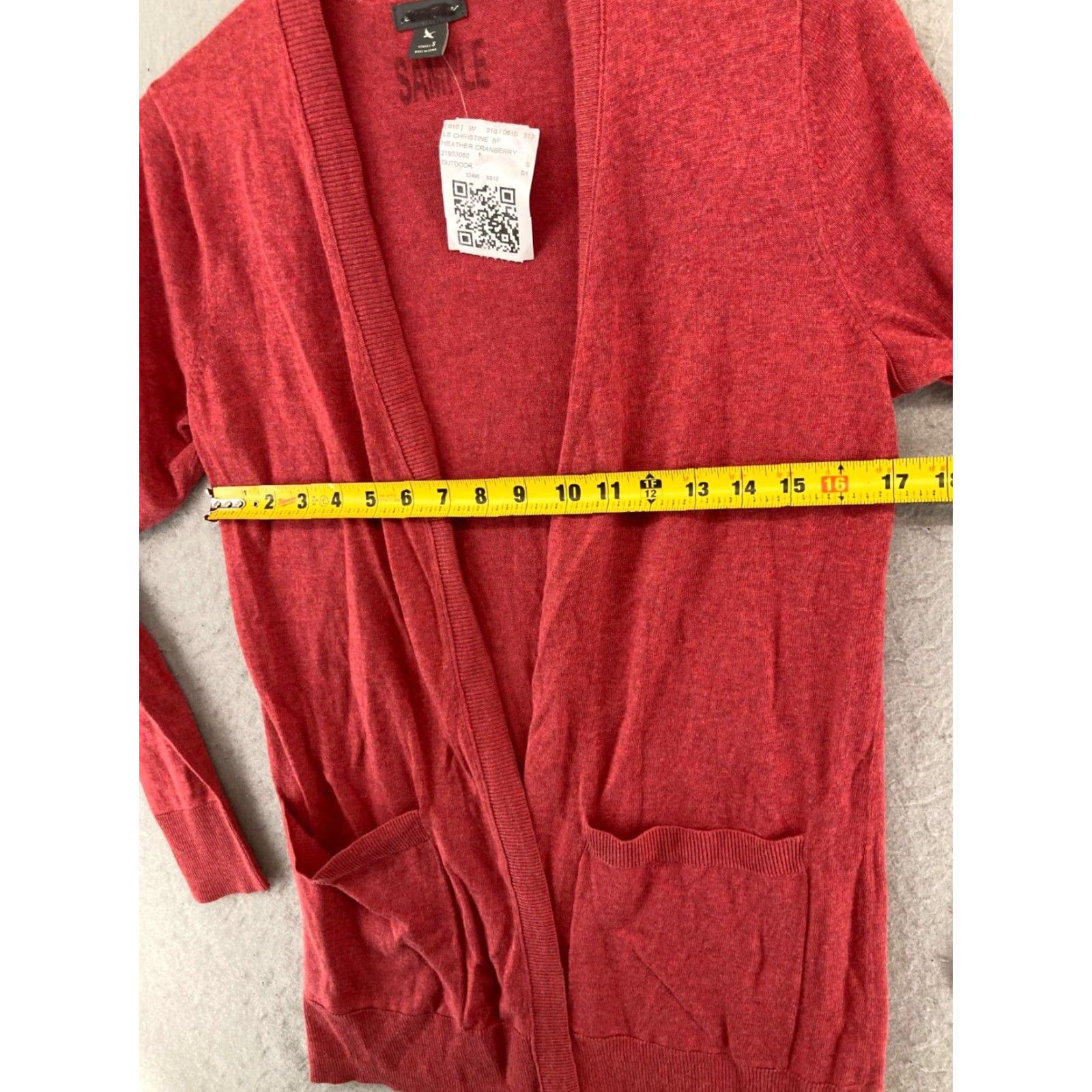 Eddie Bauer VINTAGE Eddie Bauer Women's Cardigan S Light Red Outdoor Fall Winter Women's Sweater Size S / US 4 / IT 40 - 2 Thumbnail