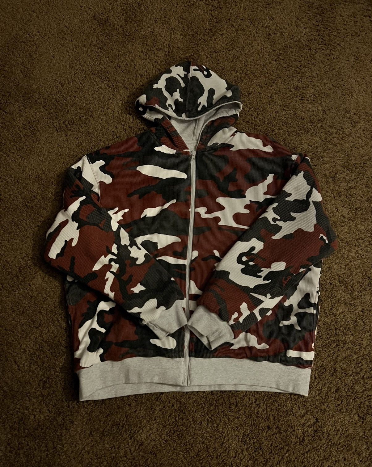 Supreme reversible zip up