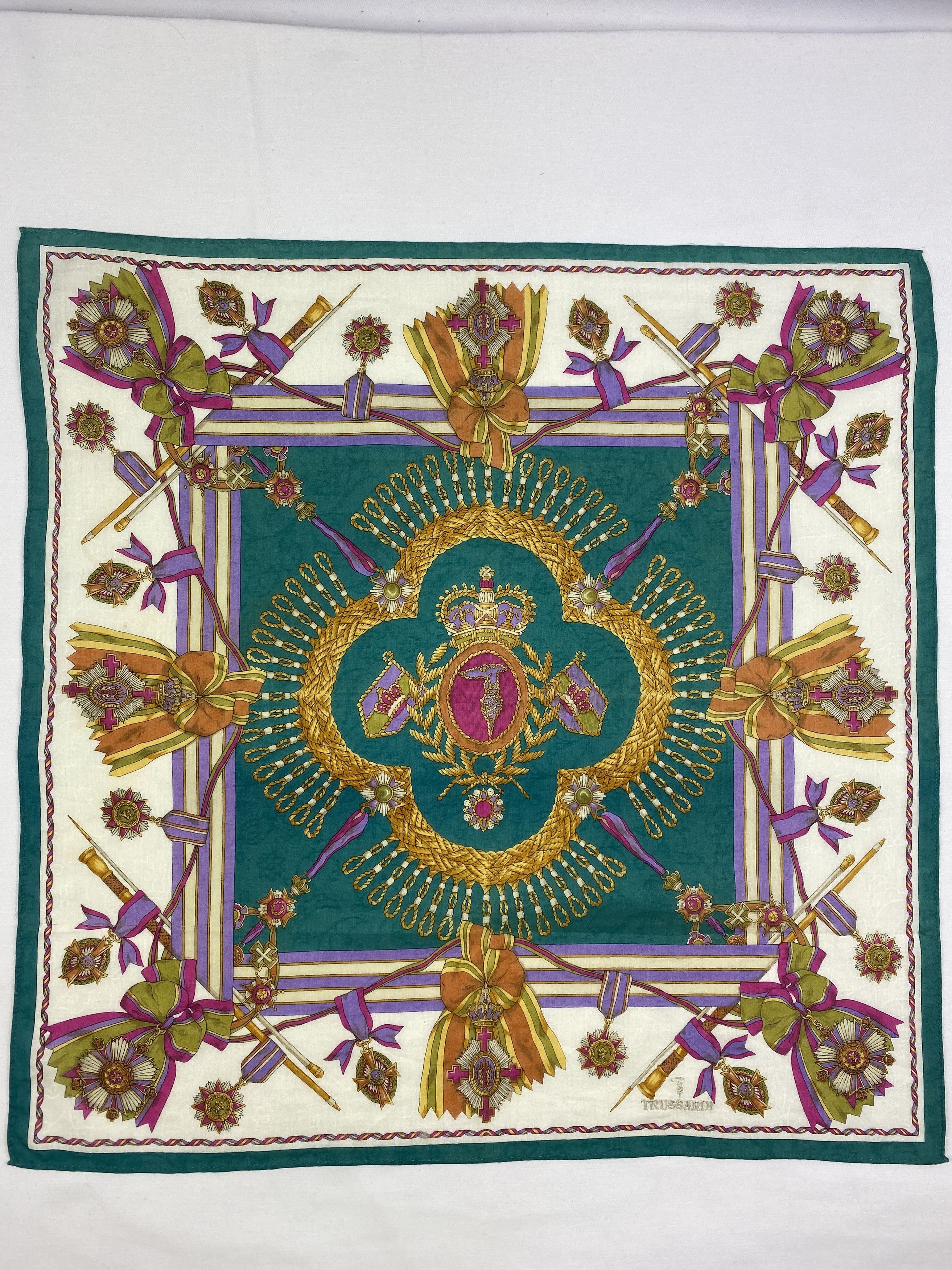 Trussardi × Vintage Trussardi Handkerchief / Bandana / Neckerchief Size ONE SIZE - 3 Thumbnail
