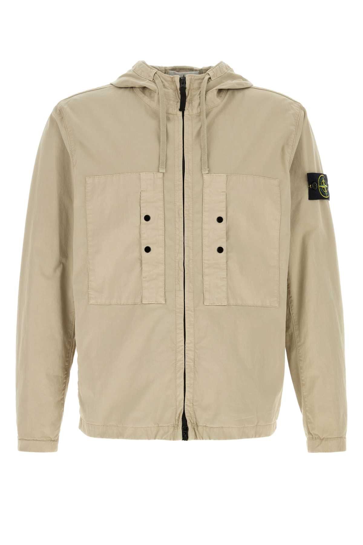 驚きの価格 Stone Grailed | Jacket Cotton Stretch Beige Island ジャケット・アウター