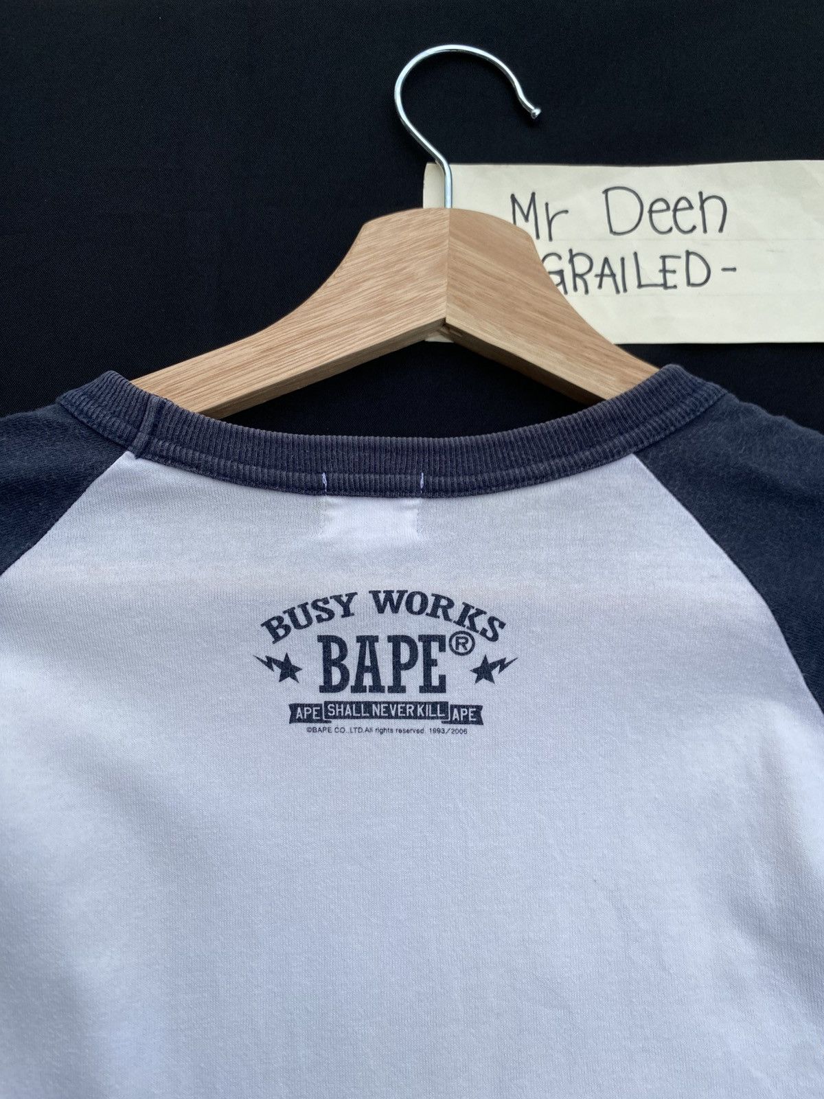 Bape Rare BAPE Blue Love Heart Sign Tshirt Size US M / EU 48-50 / 2 - 22 Thumbnail