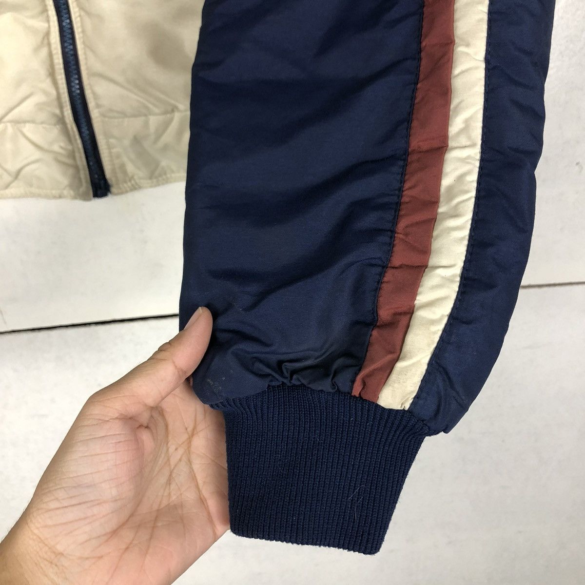 Japanese Brand × Vintage VINTAGE BIKER JACKET PUGFER LIGHT DOWN PROFILE ISSEY MIYAKE Size US M / EU 48-50 / 2 - 12 Thumbnail