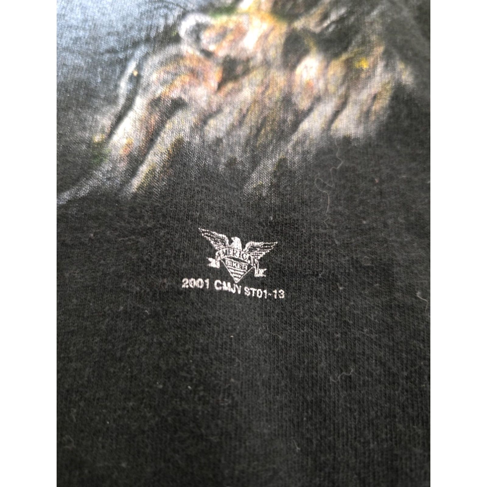 Vintage VINTAGE Sturgis Shirt Mens Black 2001 Black Hills Rally Double Sided Biker 00s Size US XXL / EU 58 / 5 - 3 Thumbnail