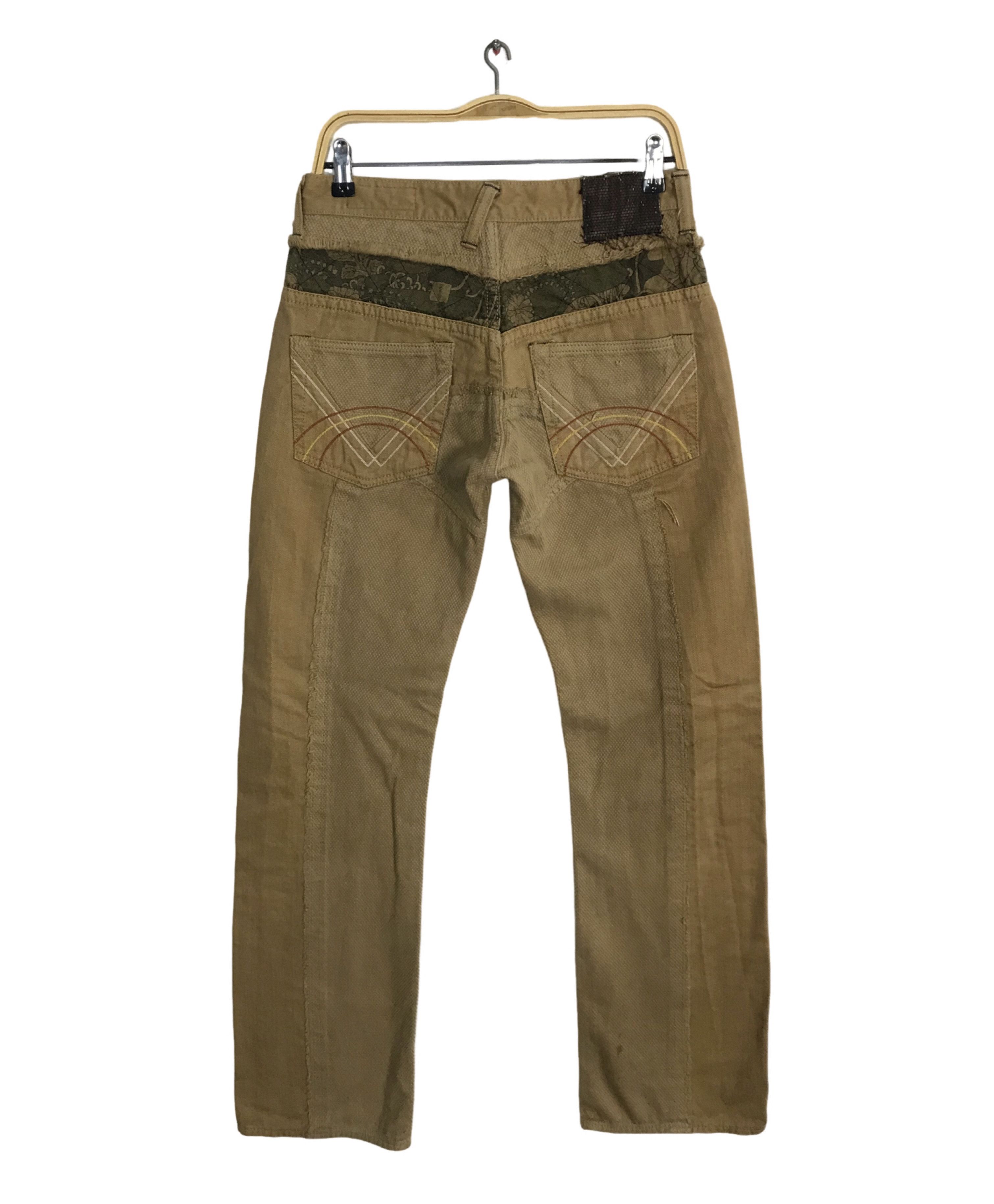 Japanese Brand 90s Japanese Beige Jeans Ethic Style Buttonfly Straight Cut Size US 30 / EU 46 - 1 Thumbnail