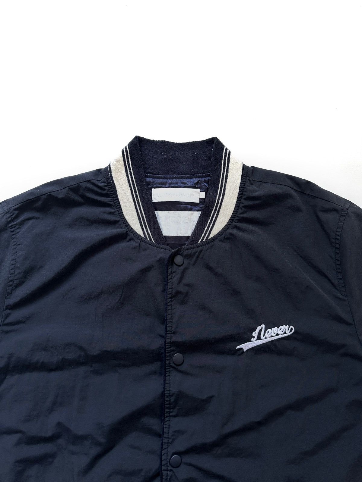 thisisneverthat THISISNEVERTHAT Varsity Jacket - Navy Size US L / EU 52-54 / 3 - 3 Thumbnail