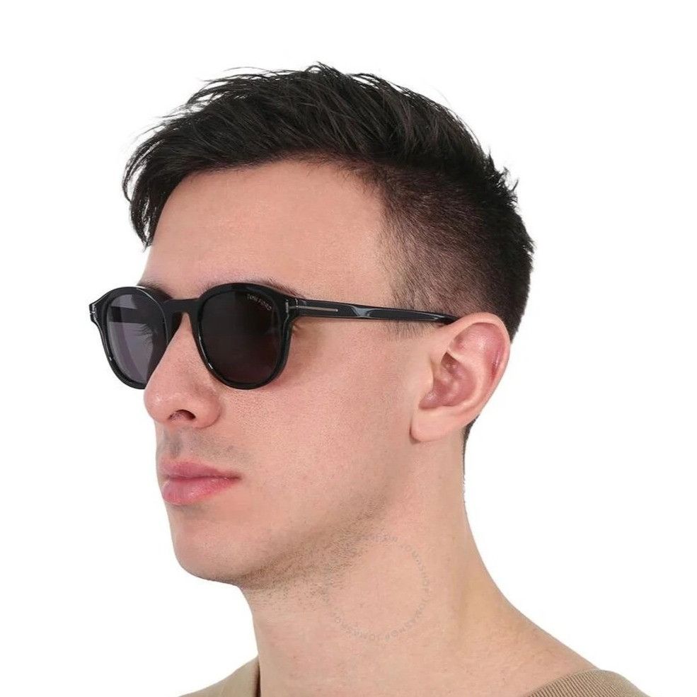 Tom Ford NEW TOM FORD SUNGLASSES TOM FORD JAMESON FT0752/S 01A BLACK Size ONE SIZE - 2 Thumbnail