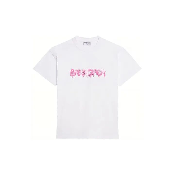 Balenciaga Balenciaga SS22 Slime Print Short Sleeve T-shirt 0079-2507 Size M / US 6-8 / IT 42-44 - 2 Thumbnail
