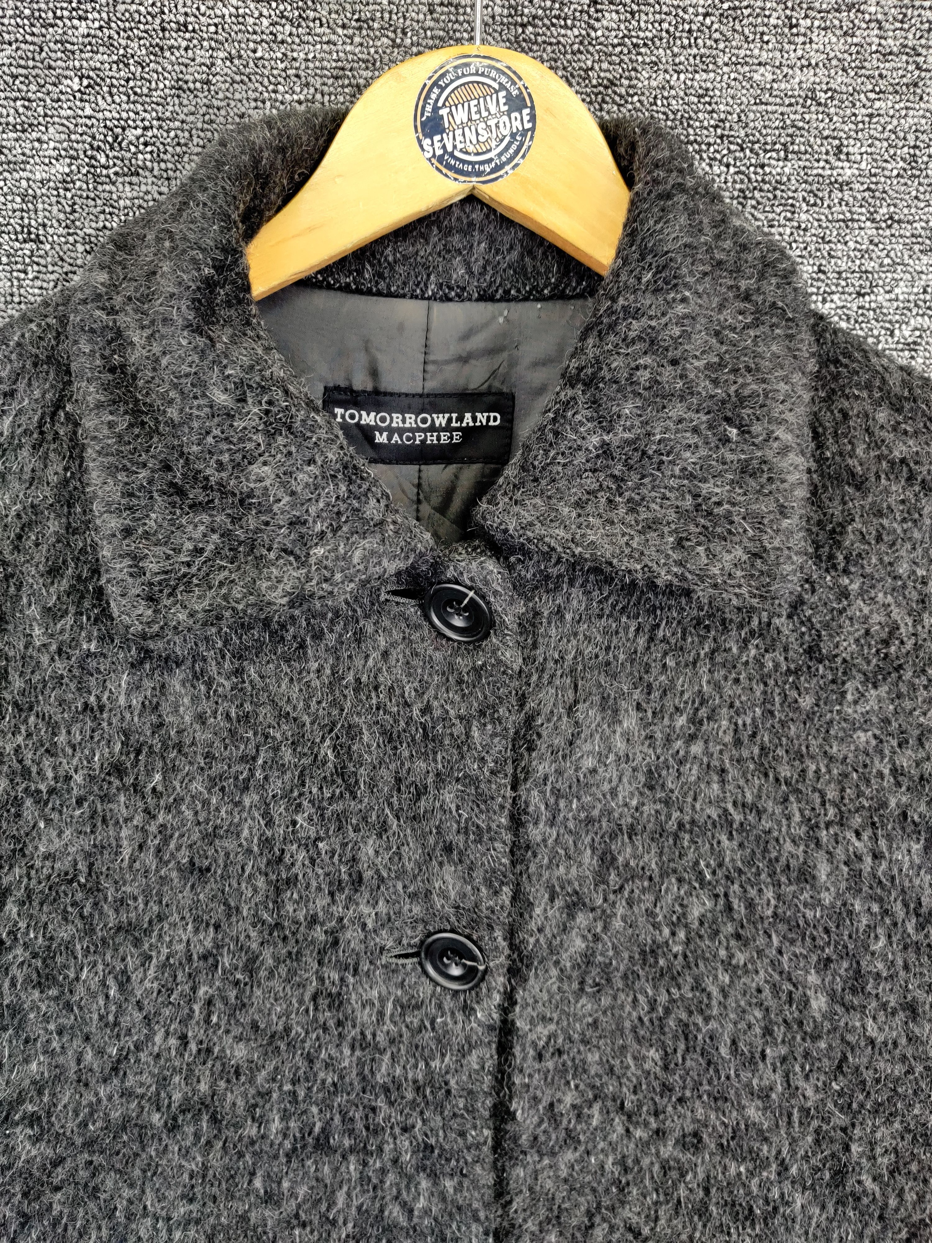Japanese Brand Mapchee Tomorrowland Mohair Single Breasted Coat Size US M / EU 48-50 / 2 - 8 Thumbnail