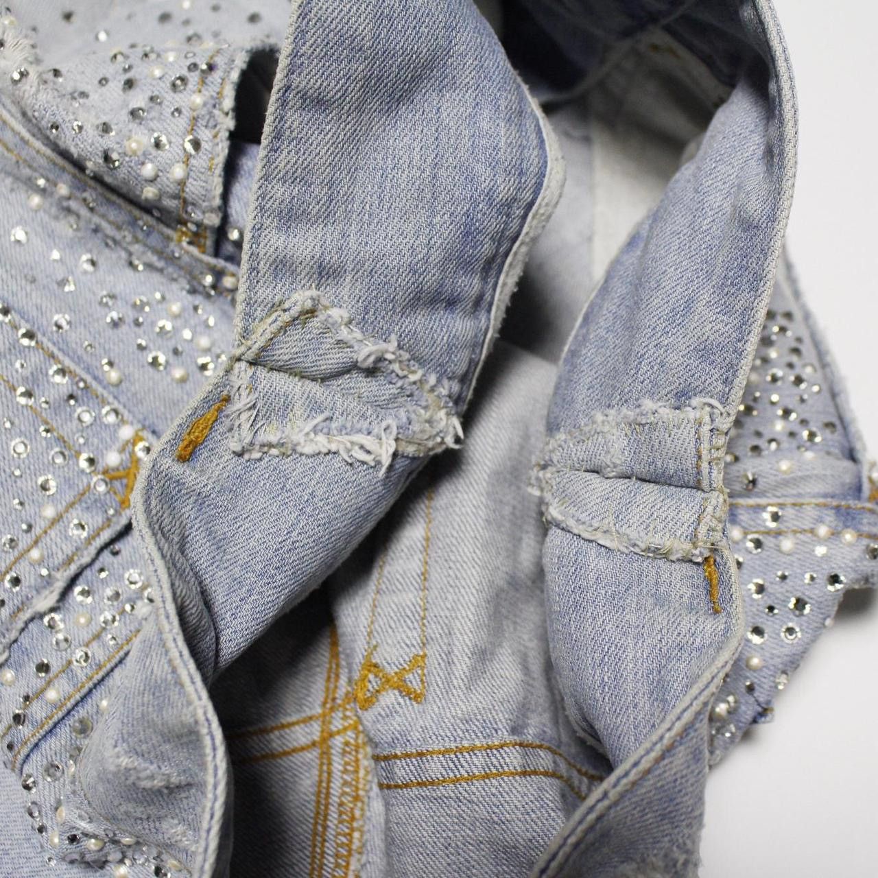 Dolce & Gabbana DOLCE & GABBANA SWAROVSKI JEANS Size 26" / US 2 / IT 38 - 8 Thumbnail