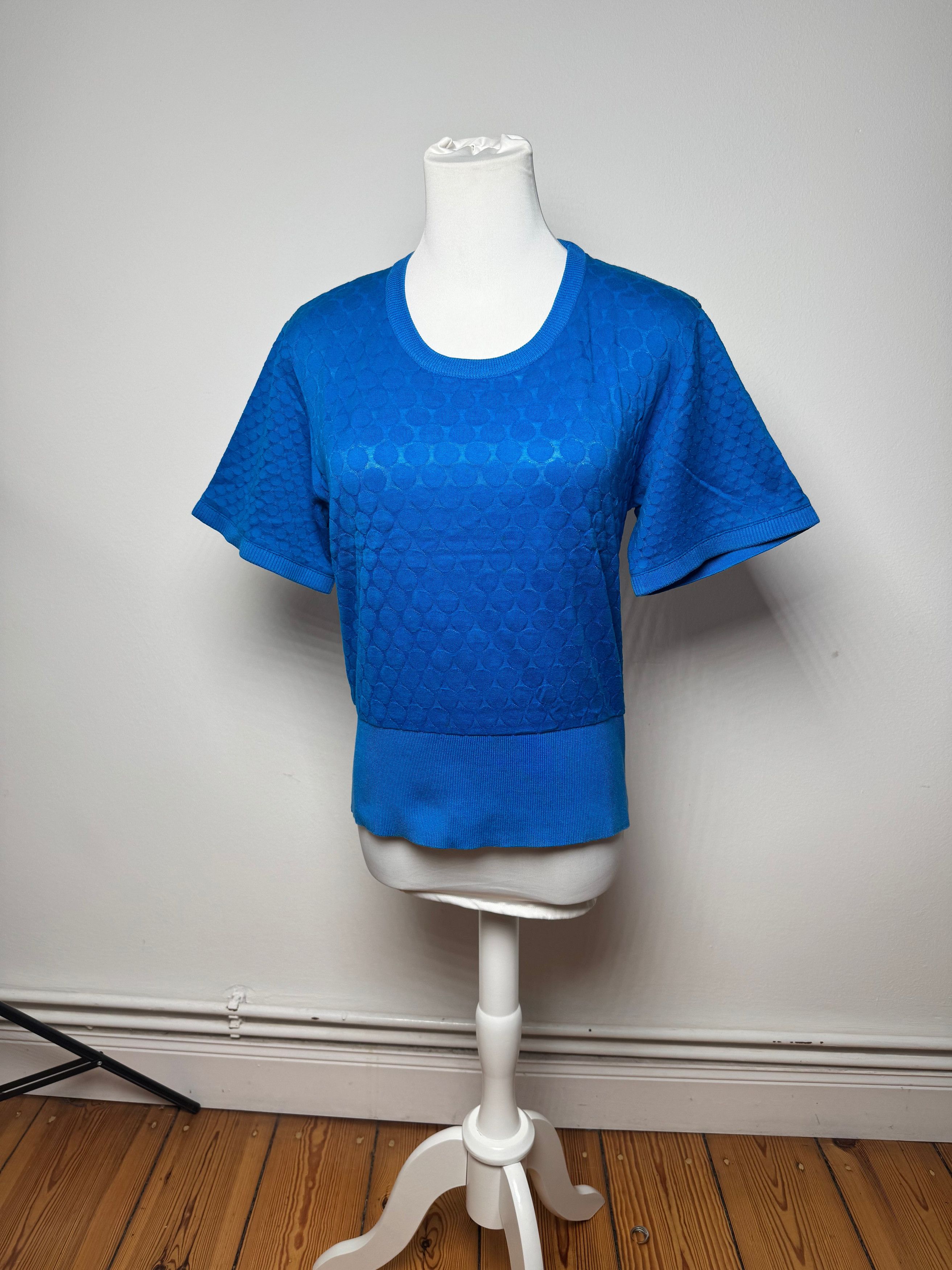 Dior Vintage Short Sleeve Sweater Blue M Size L / US 10 / IT 46 - 1 Thumbnail