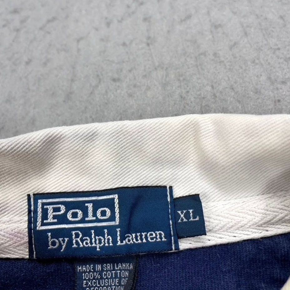 Polo Ralph Lauren VINTAGE Polo Ralph Lauren Shirt Mens XL Yellow Rugby Custom Crossed Mallets 90s Size US XL / EU 56 / 4 - 5 Thumbnail