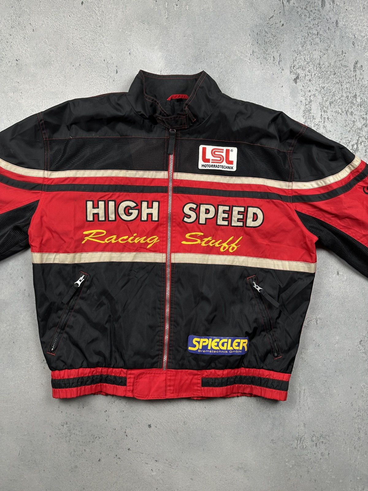 Formula 1 Vintage High Speed Racing Motobike Jacket Y2K Motor Sport Size US XL / EU 56 / 4 - 6 Thumbnail