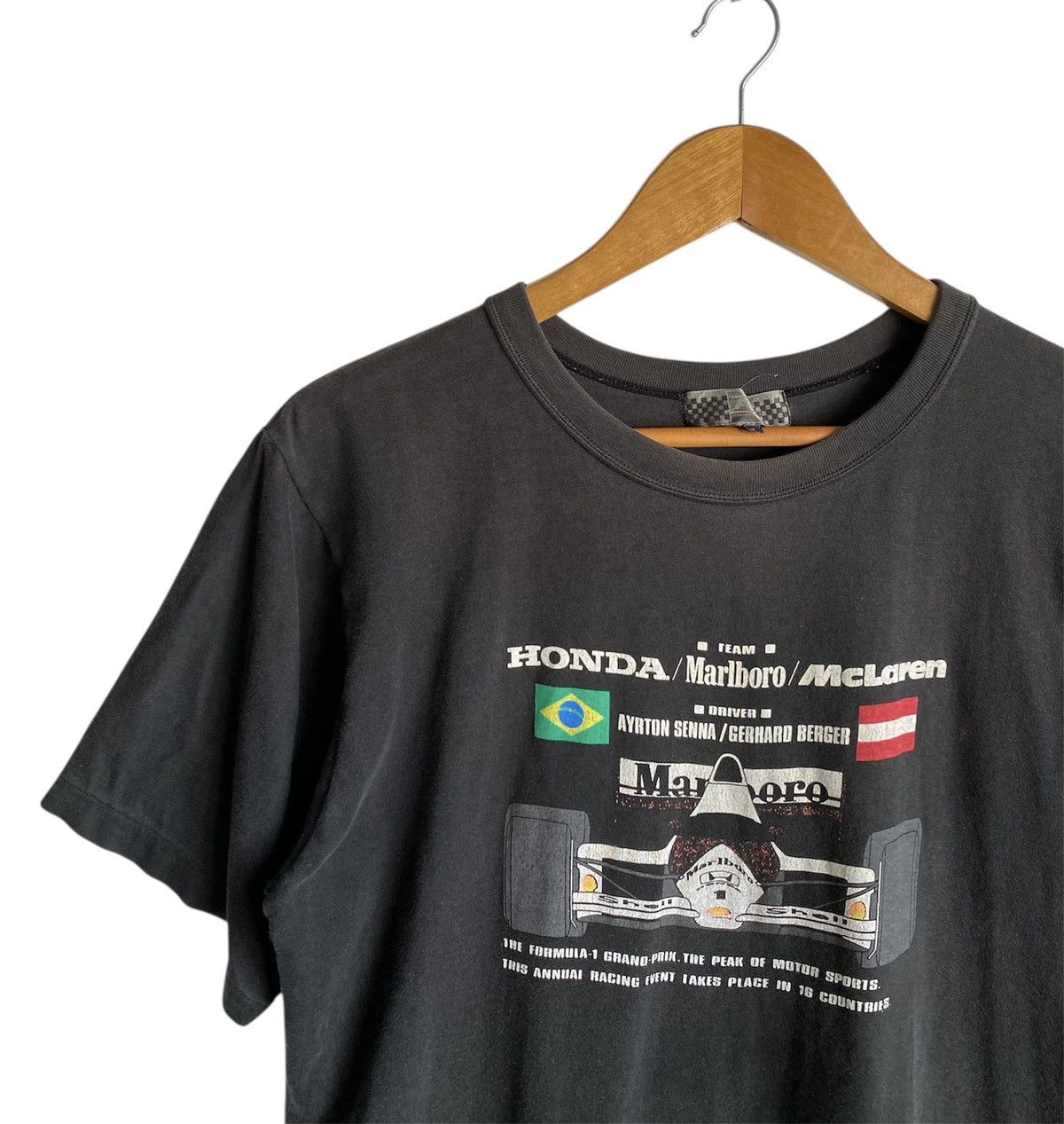 Vintage Rare🔥Vintage Honda F-1 Collection Shirt Big Logo Spell Out Size US L / EU 52-54 / 3 - 4 Thumbnail