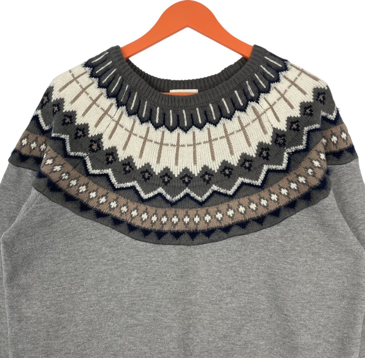 Beams Japan Vintage Beams Heart Abstract Style Pullover Knit Sweatshirt Size US M / EU 48-50 / 2 - 5 Thumbnail