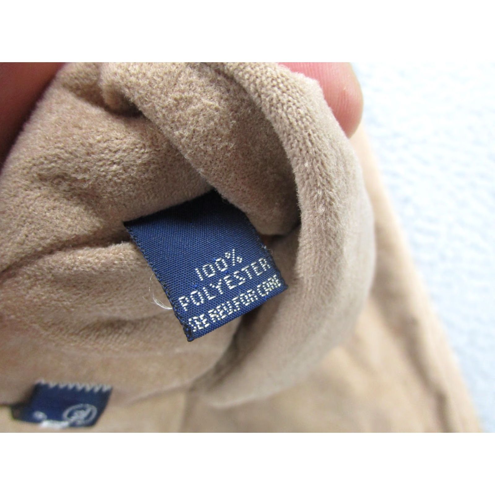 Velvet Damon Shirt Mens XL Beige Velvet Microfiber Suede Feel Vintage 80s Rockabilly Size US XL / EU 56 / 4 - 6 Thumbnail