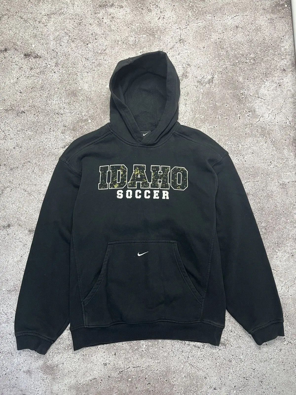 Nike Vintage Nike Idaho Soccer Hoodie Black S Size US S / EU 44-46 / 1 - 1 Thumbnail