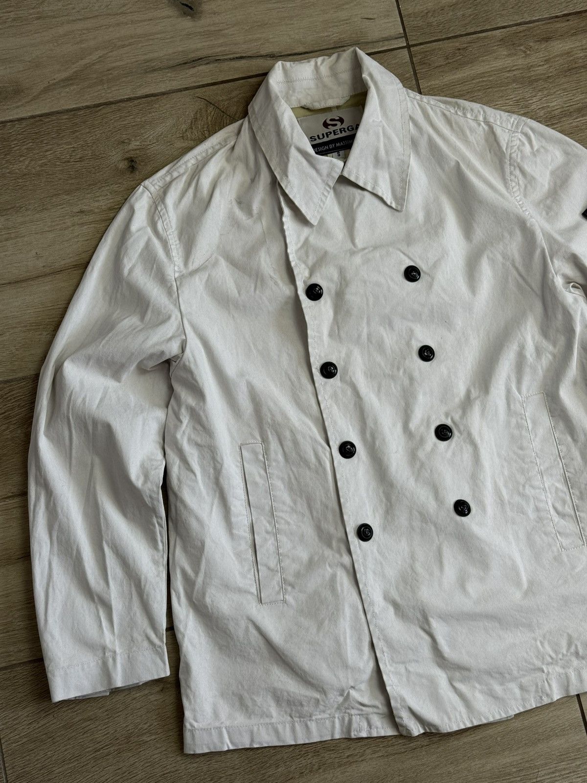 Massimo Osti 1997 Massimo Osti Superga Double Breasted Archive Jacket Size US S / EU 44-46 / 1 - 3 Thumbnail