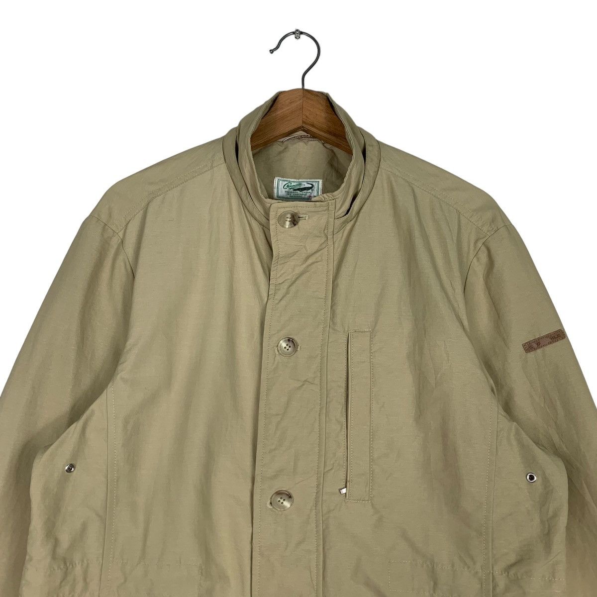 Japanese Brand CROCODILE Zipper Button Casual Jacket #0872-C39 Size US M / EU 48-50 / 2 - 2 Thumbnail