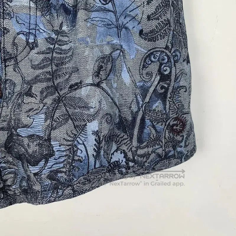 Dior Dior XS Blue Floral Cotton Shorts . Size 22" - 4 Thumbnail