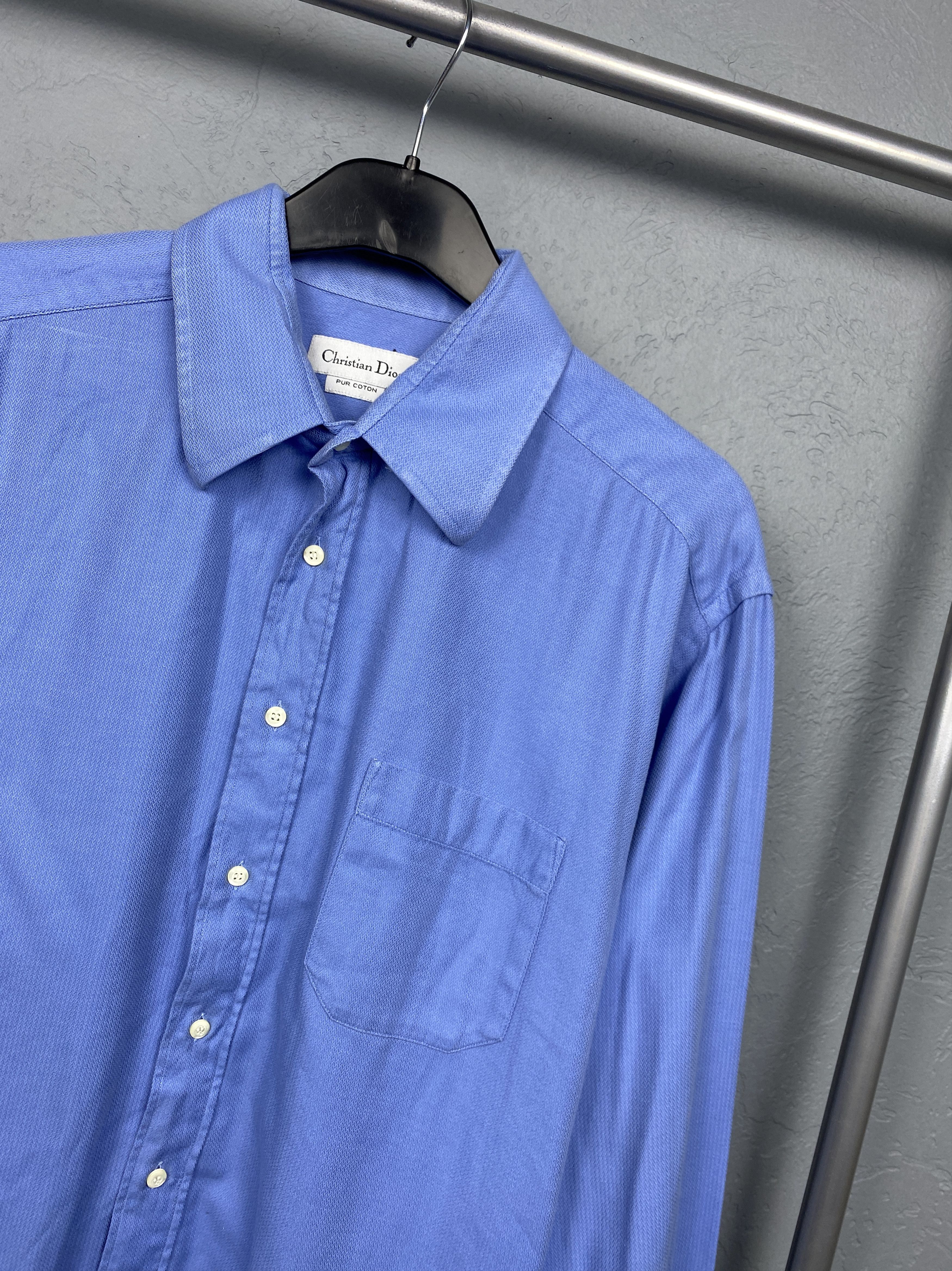 Christian Dior Monsieur Christian Dior Vintage Mens Long Sleeve Classic Shirt Size US XL / EU 56 / 4 - 2 Thumbnail