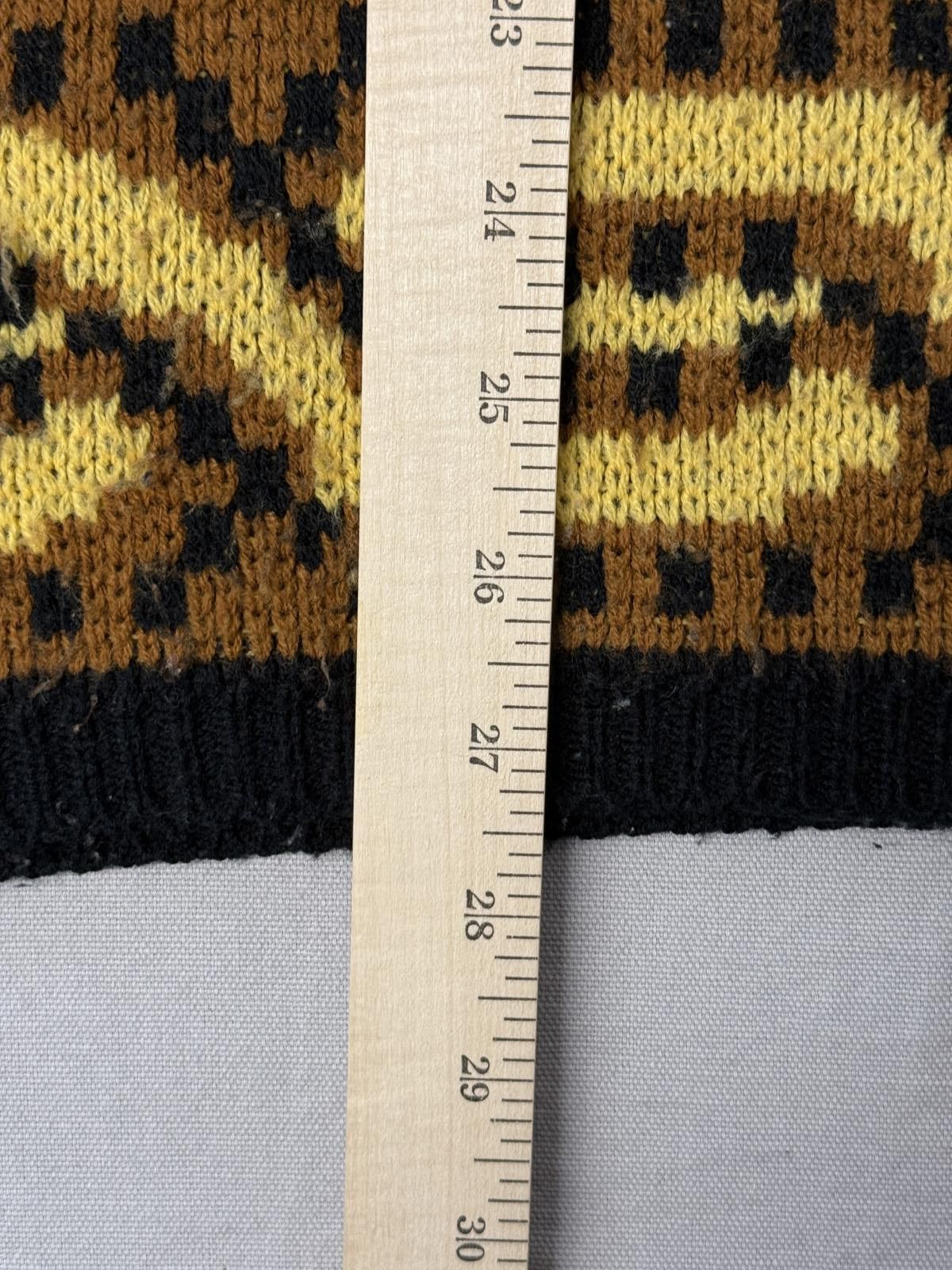 Designer Vintage 90s Paisley Sweater Michael Carrie Brown & Gold - M Size M / US 6-8 / IT 42-44 - 5 Thumbnail