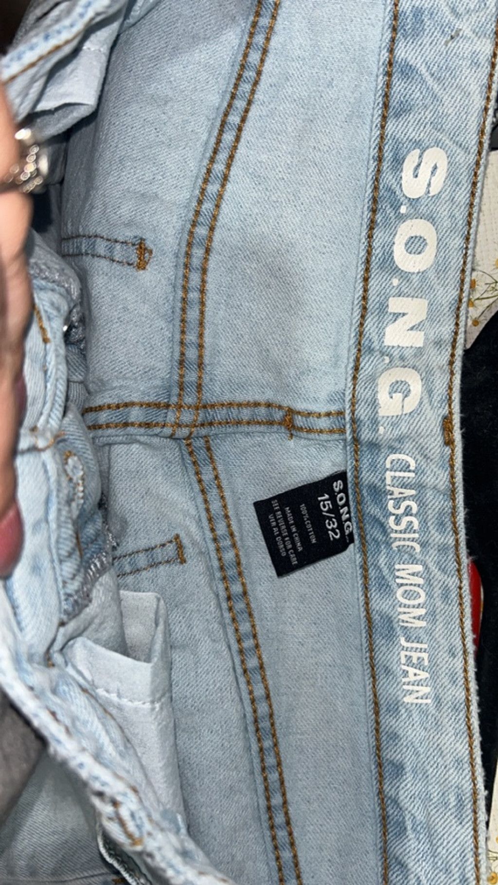 Sonia Rykiel Women's S.O.N.G. Light Blue Distressed Jeans Juniors Size 15 Size 32" / US 10 / IT 46 - 3 Thumbnail