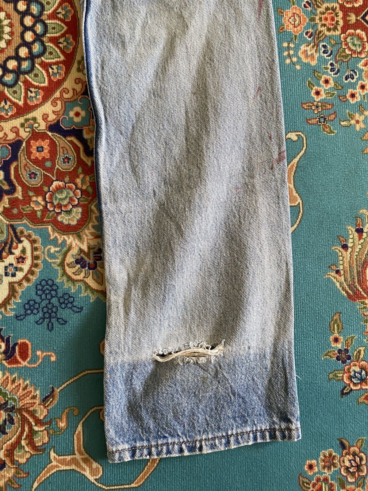 Levi's Vintage 90s Levi’s 501 Distressed Denim Size US 26 / EU 42 - 11 Thumbnail
