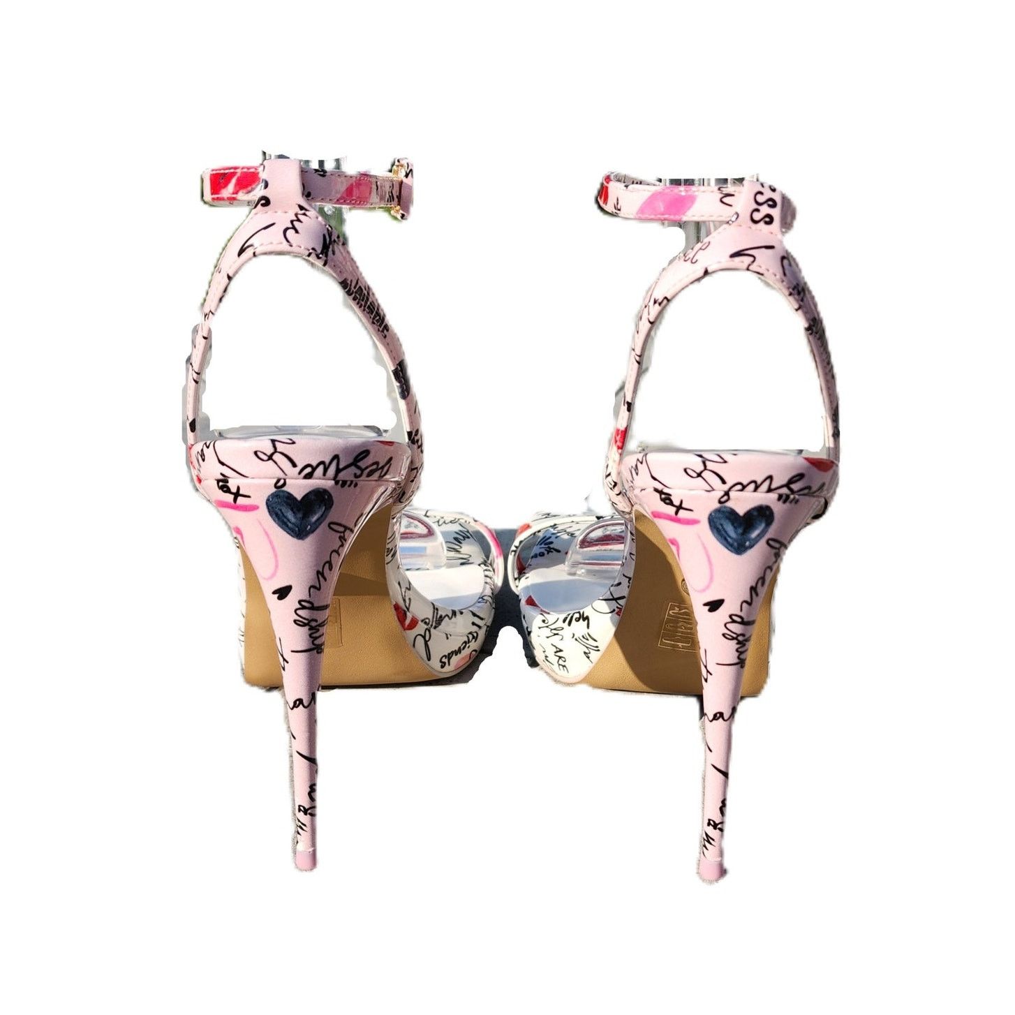 Aldo ALDO Kat Miscellaneous Faux Patent Leather Dress Sandals 8.5 Size US 8.5 / IT 38.5 - 5 Thumbnail