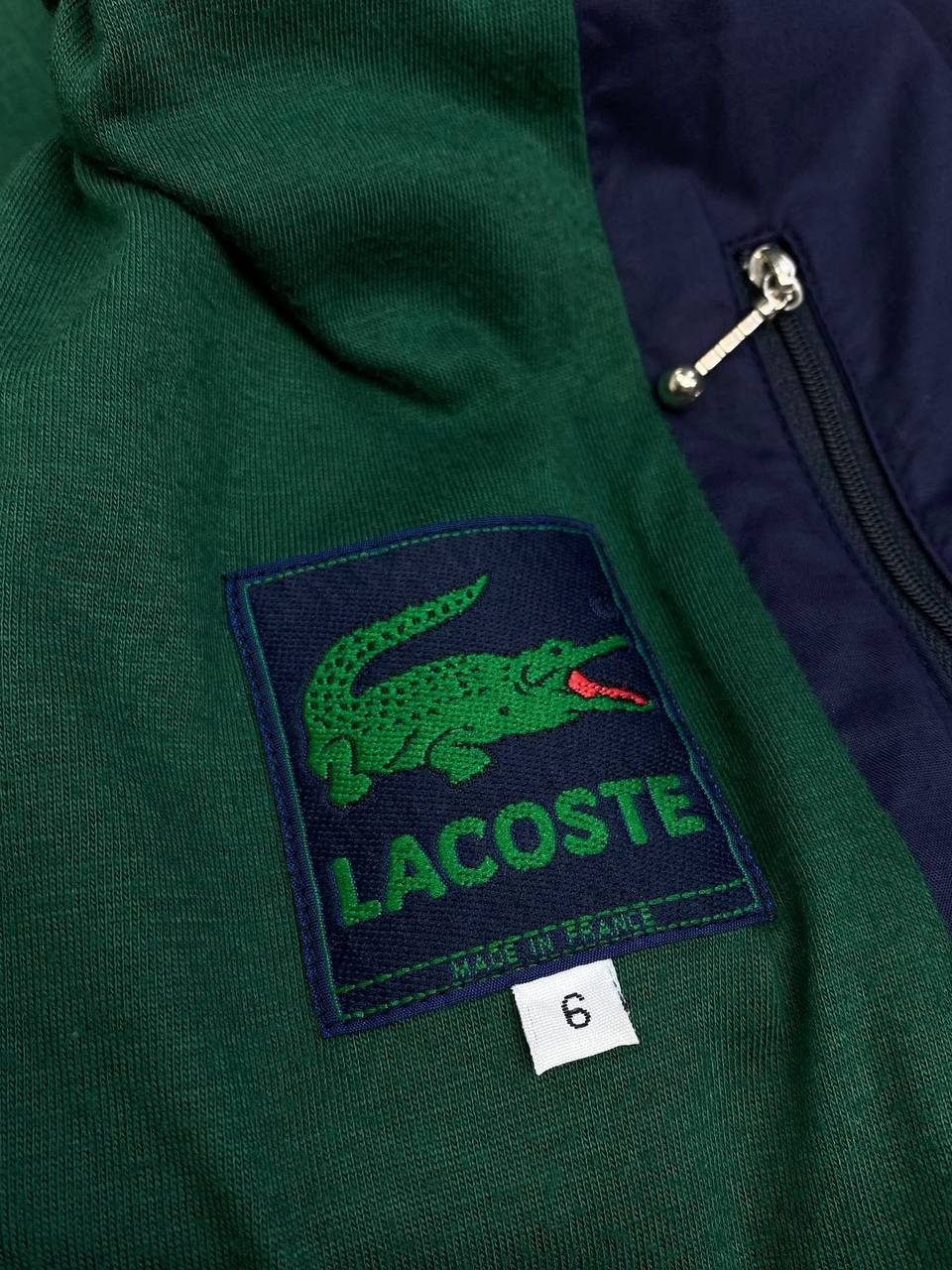 Lacoste Vintage Lacoste Logo Bomber Jacket Size US L / EU 52-54 / 3 - 14 Thumbnail