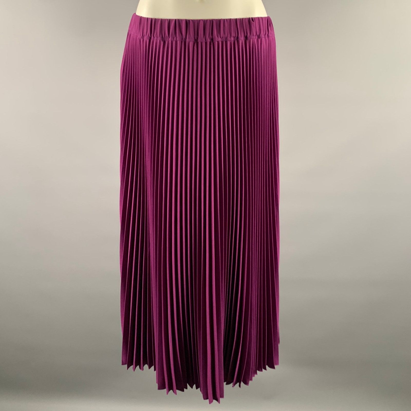 Marc Jacobs MARC JACOBS Size M Purple Polyester Pleated Skirt Size 32" / US 10 / IT 46 - 1 Thumbnail