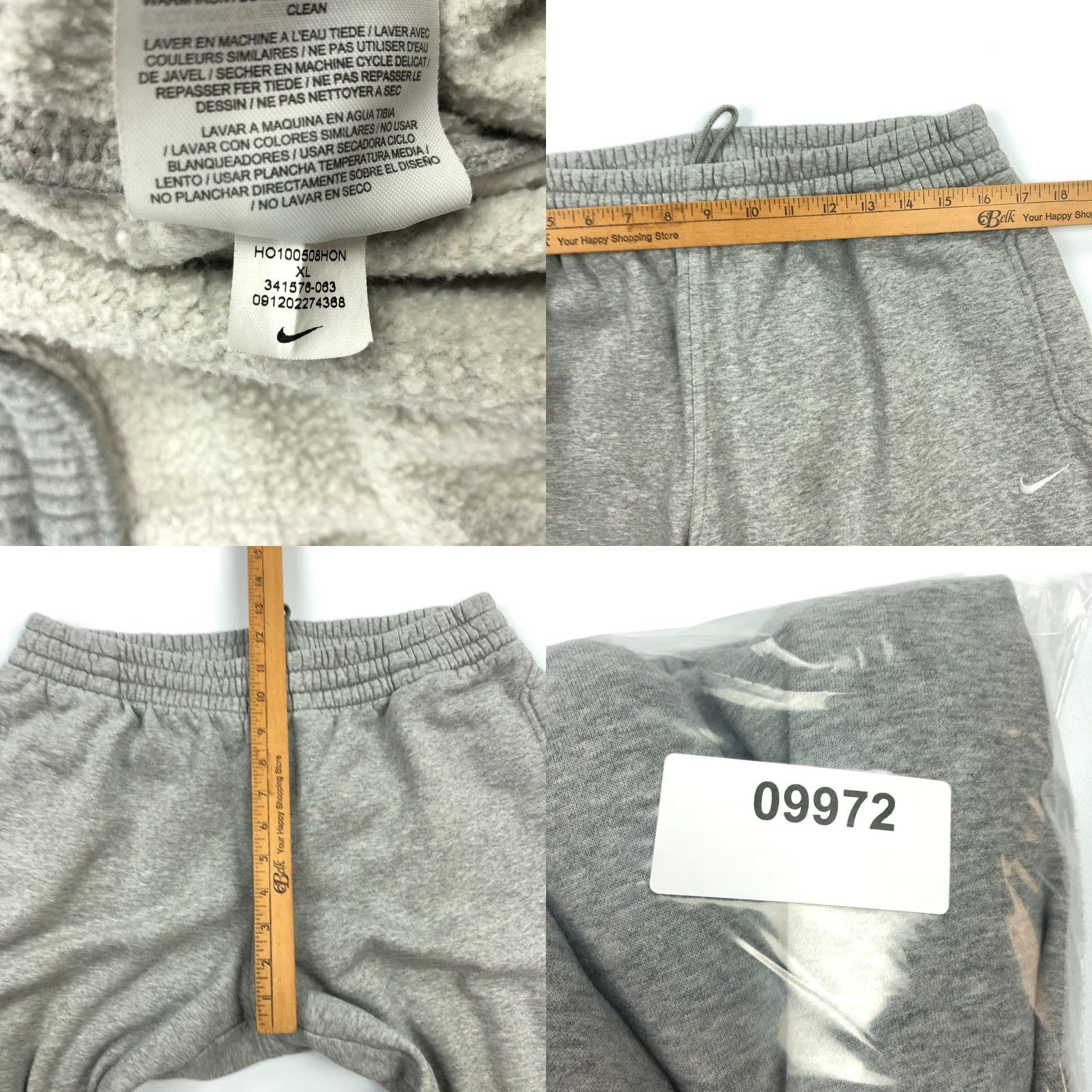 Nike Nike Cargo Fleece Sweatpants Mens XL Gray Baggy Pants Sweatpants Sports Hip Hop 90s? Not needed Size US 36 / EU 52 - 8 Thumbnail