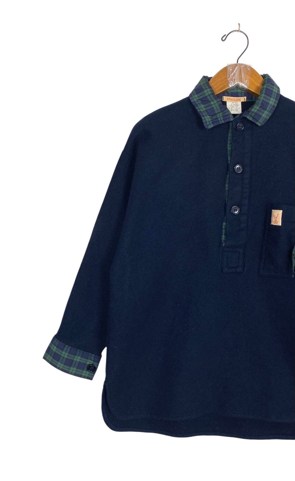 Vintage Rare‼️ Vintage Stagline Pure Wool Shirt Size US M / EU 48-50 / 2 - 2 Thumbnail