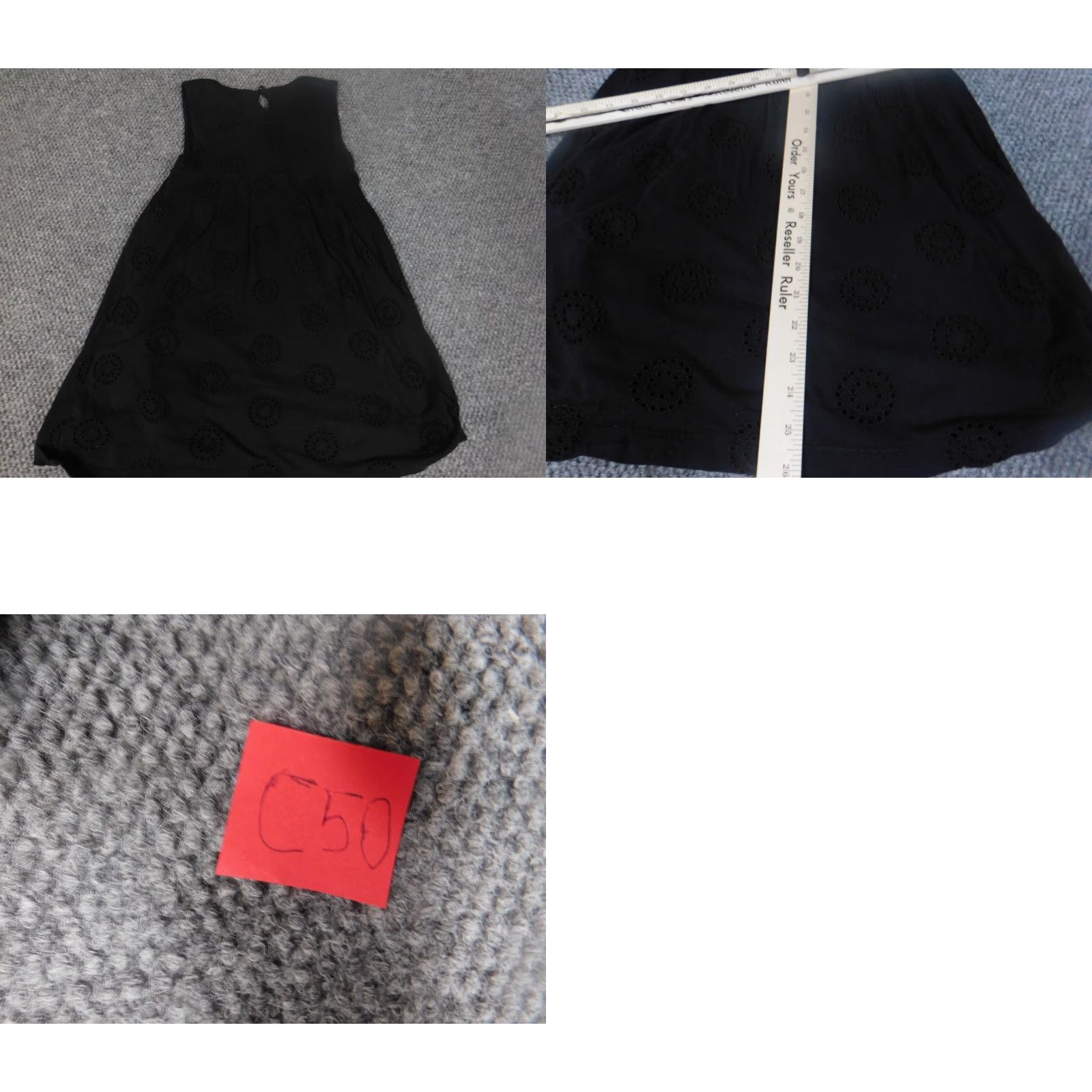 Vintage Ella Moss Blouse Womens Small Black Pullover Stretch Casual Sleeveless Collared Button Polyester Rayon Regular Knit/Narrow (S) Ladies Shirt Size S / US 4 / IT 40 - 8 Thumbnail
