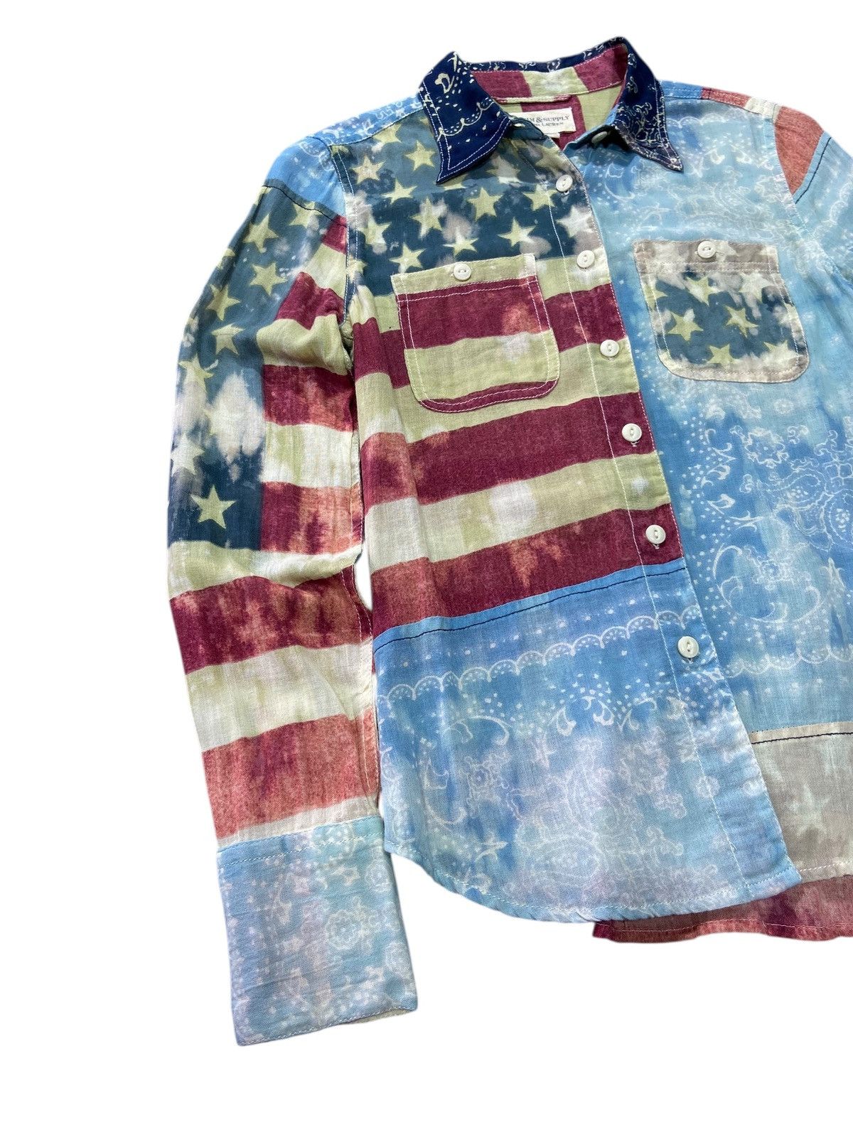 Denim & Supply Ralph Lauren Ralph Lauren Denim Supply Military American Flag Size XS / US 0-2 / IT 36-38 - 4 Thumbnail