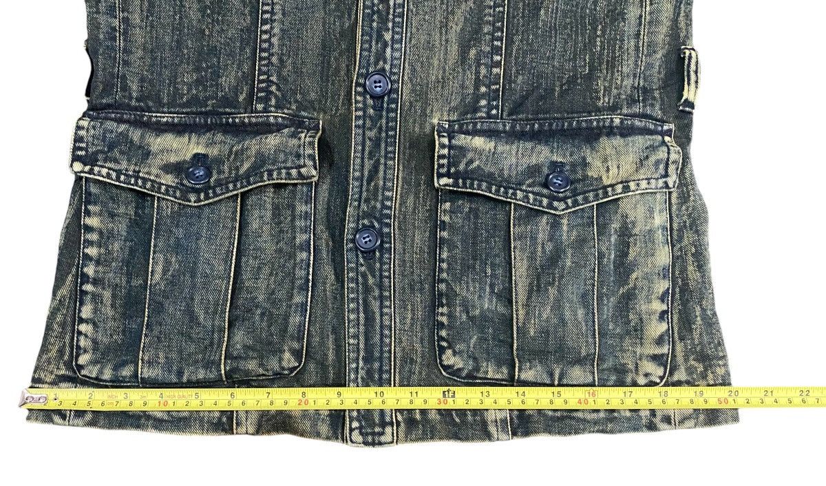 If Six Was Nine Rare TORNADO MART Denim Jacket Button (M) Size US M / EU 48-50 / 2 - 18 Thumbnail