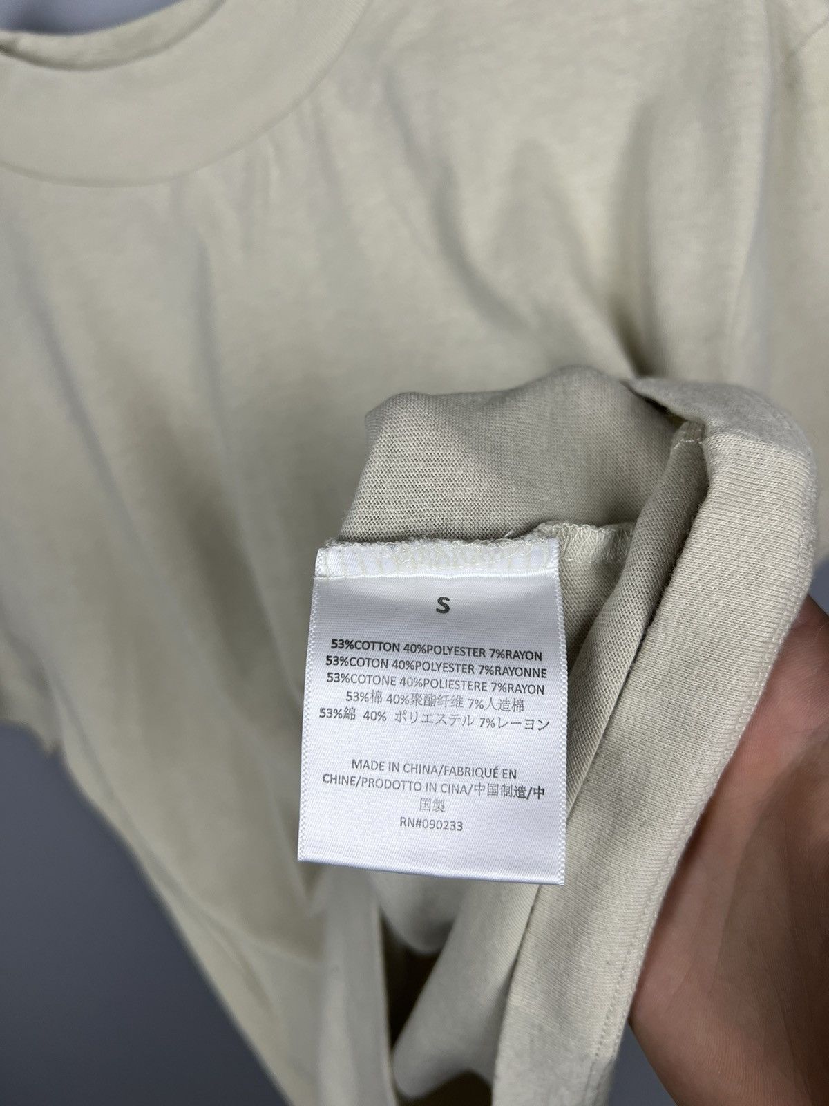 Essentials Fear of God Essentials beige tee tshirt Size S / US 4 / IT 40 - 10 Thumbnail
