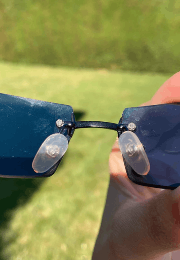 Chanel CHANEL Sunglasses 4047 Rimless Rhinestone 4017 Shields Size ONE SIZE - 7 Thumbnail