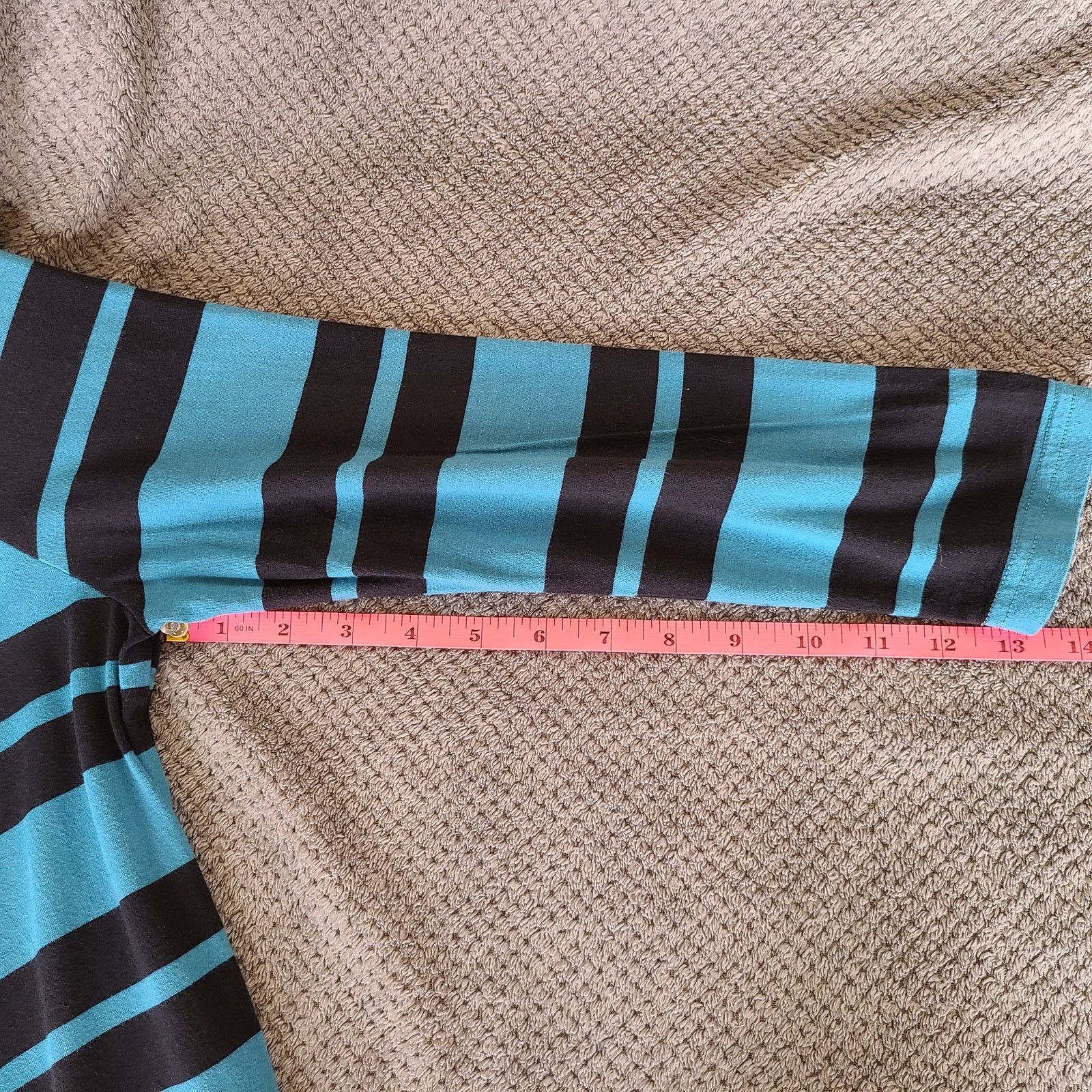 L.L. Bean LL Bean Signature Striped Shirt M Blue/Black Size M / US 6-8 / IT 42-44 - 4 Thumbnail
